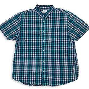 Old Navy The Classic Shirt Slim Fit Button Down Plaid Collared Shirt XXL